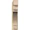 Ekena Millwork Merced Block Rough Sawn Outlooker, Douglas Fir, 8"W x 38"D x 38"H OUT08X38X38MRC05RDF - alternate 2